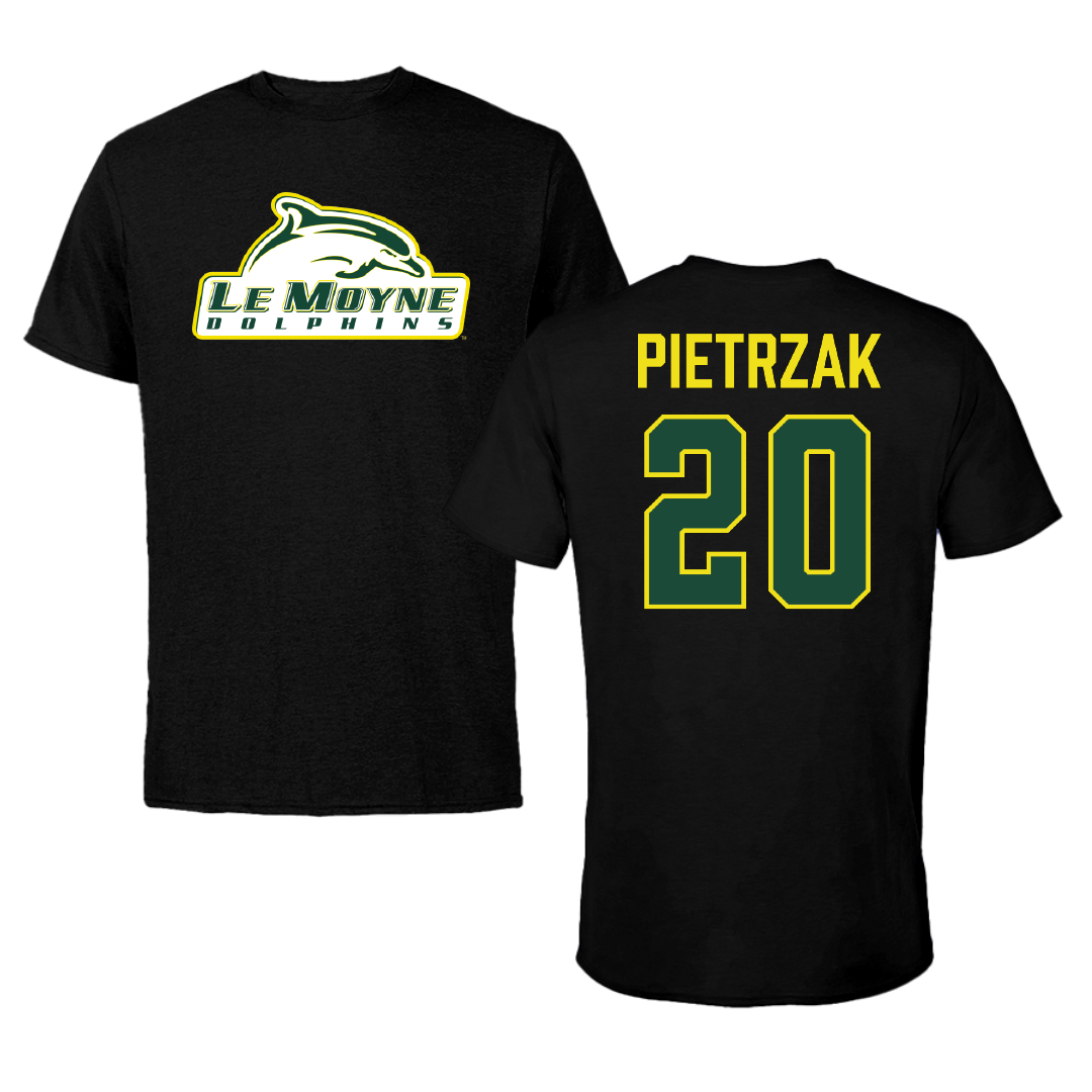Le Moyne College Soccer (W) Black Tee - #20 Mallory Pietrzak