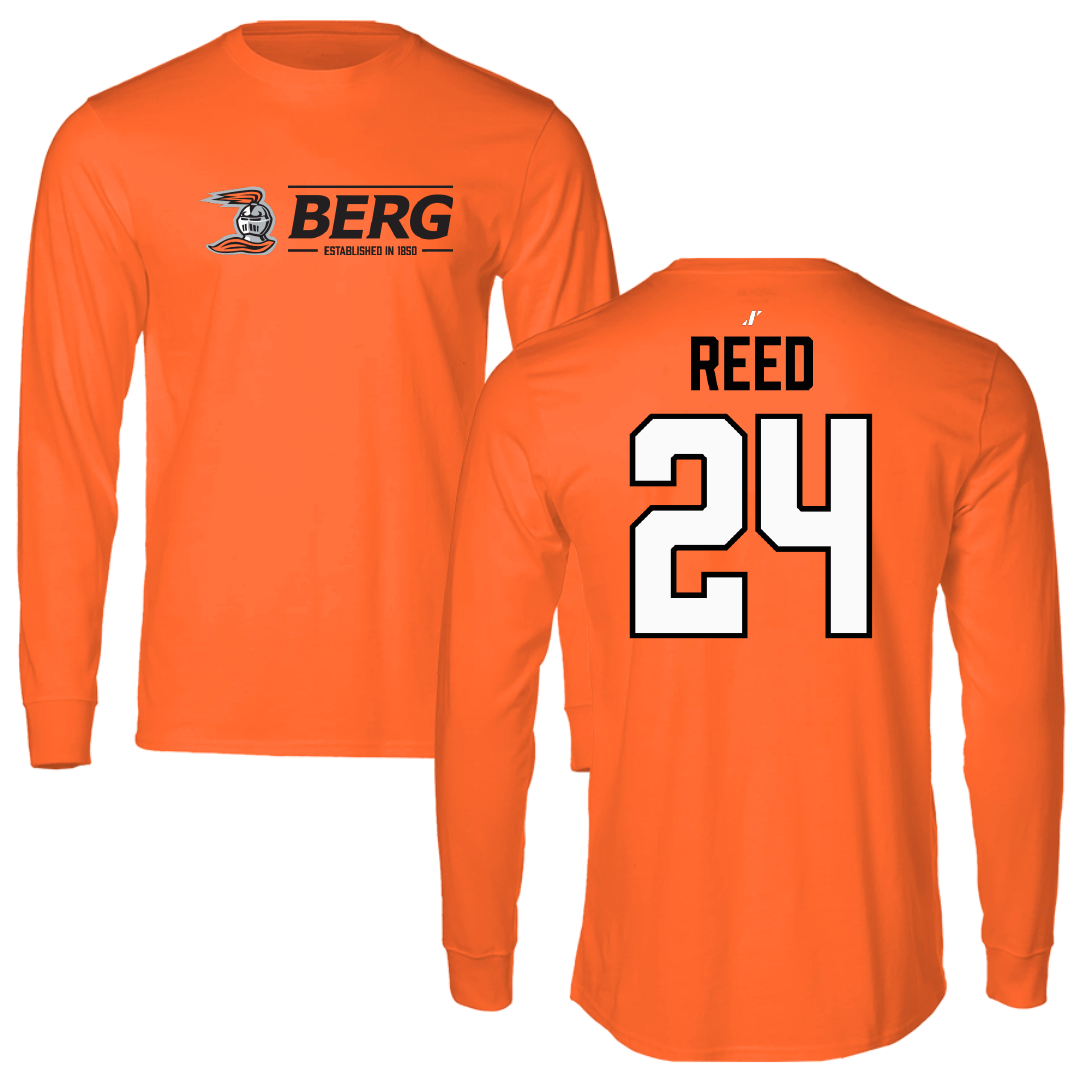 Heidelberg University Volleyball Orange General Performance Long Sleeve - #24 Maddie Reed