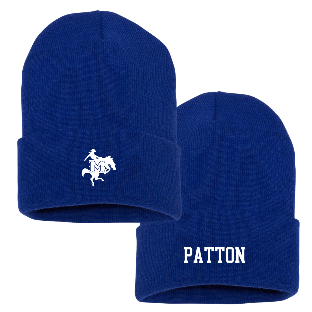 McNeese State University Basketball (W) Blue Beanie - #2 Arianna Patton