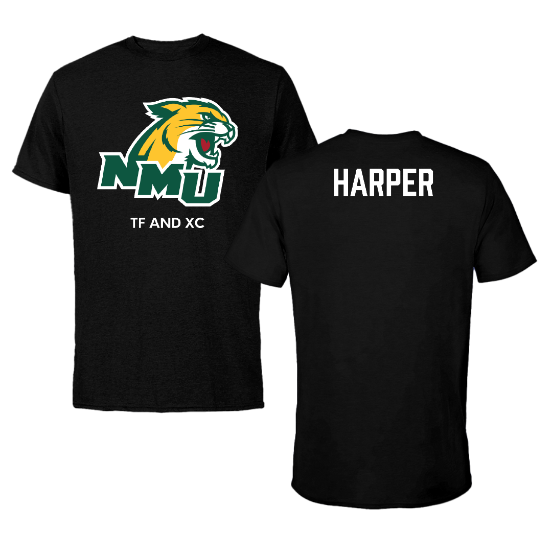 Northern Michigan University TF and XC Black Tee - Beverly Harper
