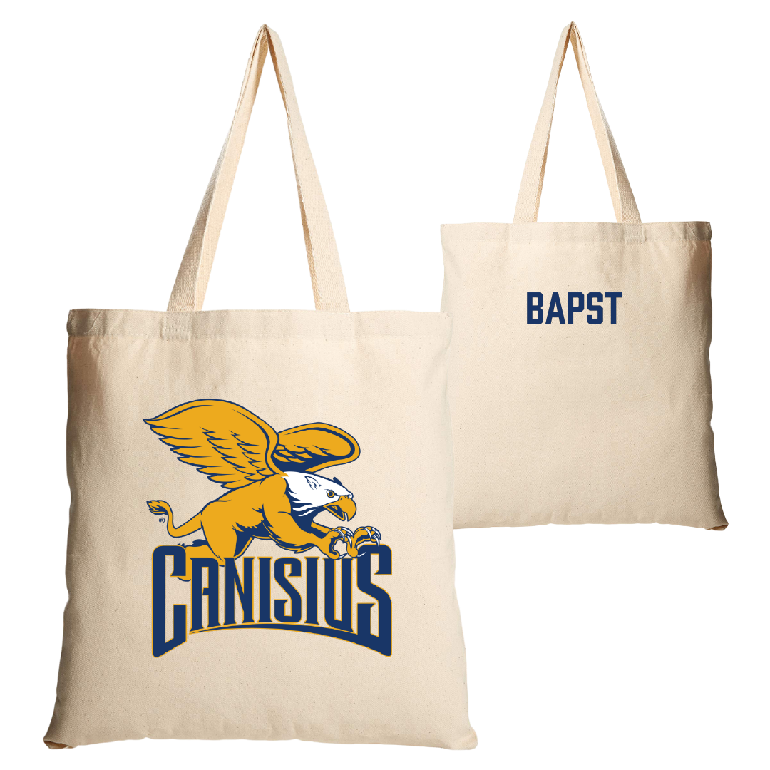 Canisius College Rowing Tan Canvas Tote Bag - Katie Bapst