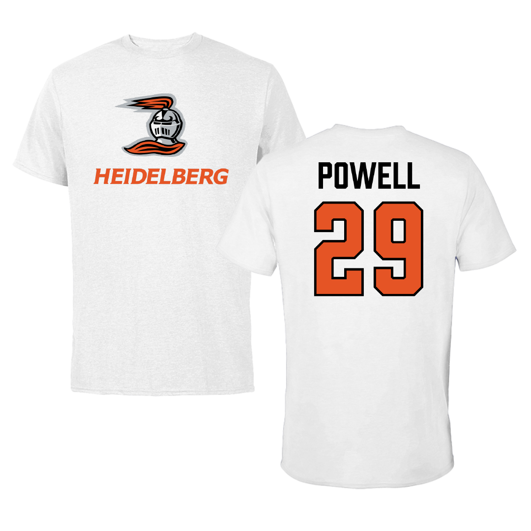 Heidelberg University Soccer (W) White Performance Tee - #29 Yaniah Powell