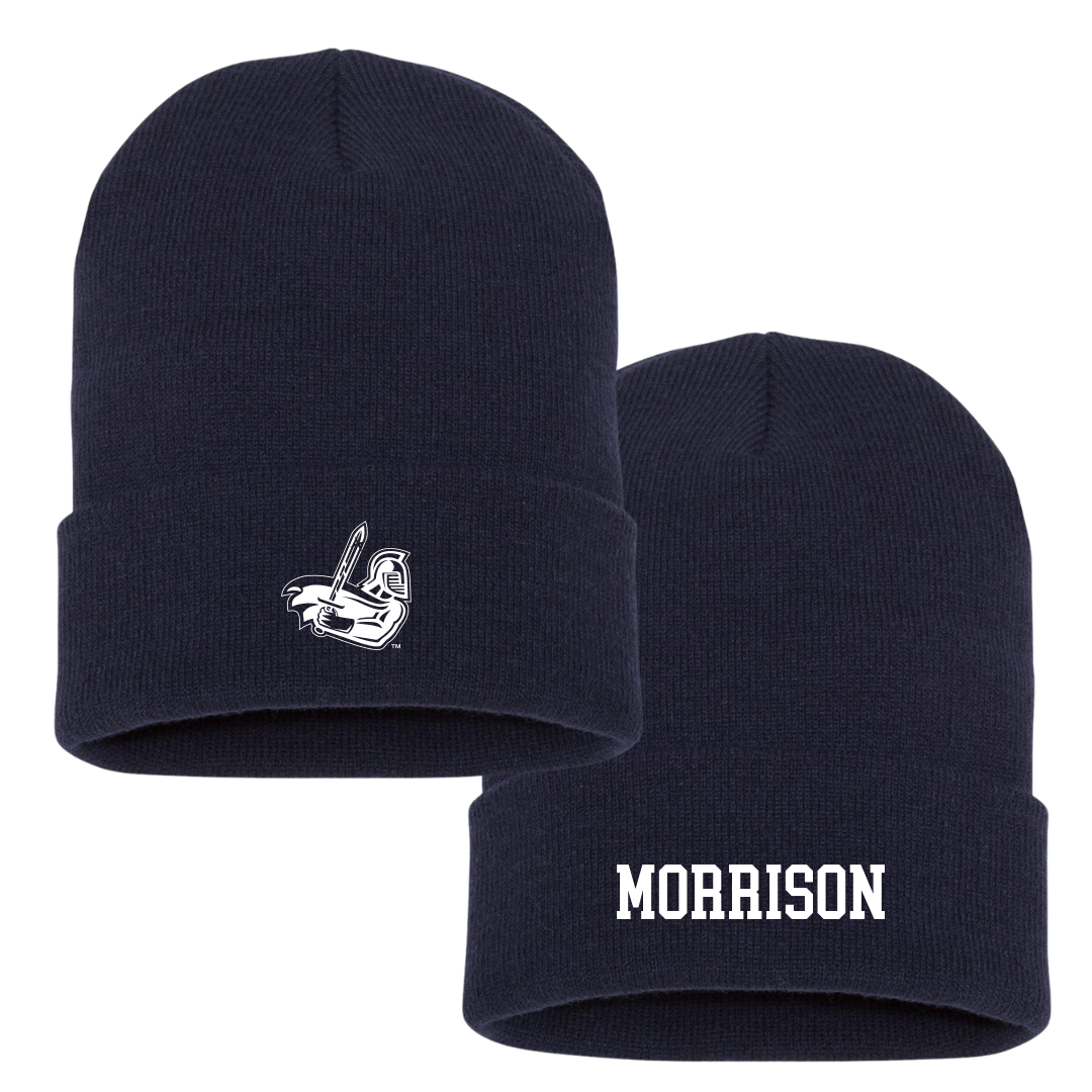 Sterling College Baseball Navy Beanie - #20 Julian Morrison