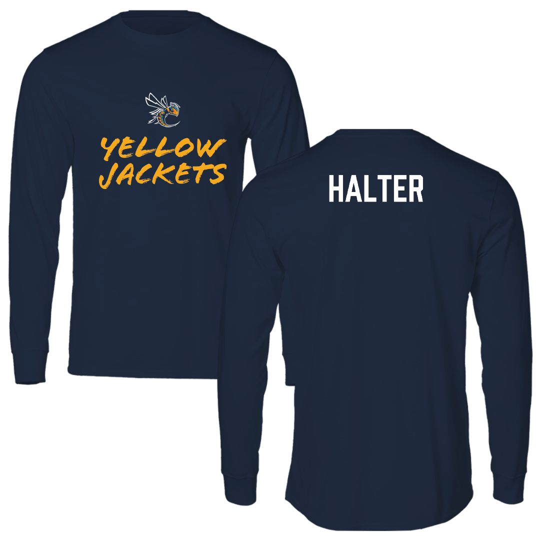 Cedarville University Cheer Navy General Long Sleeve - Katelyn Halter