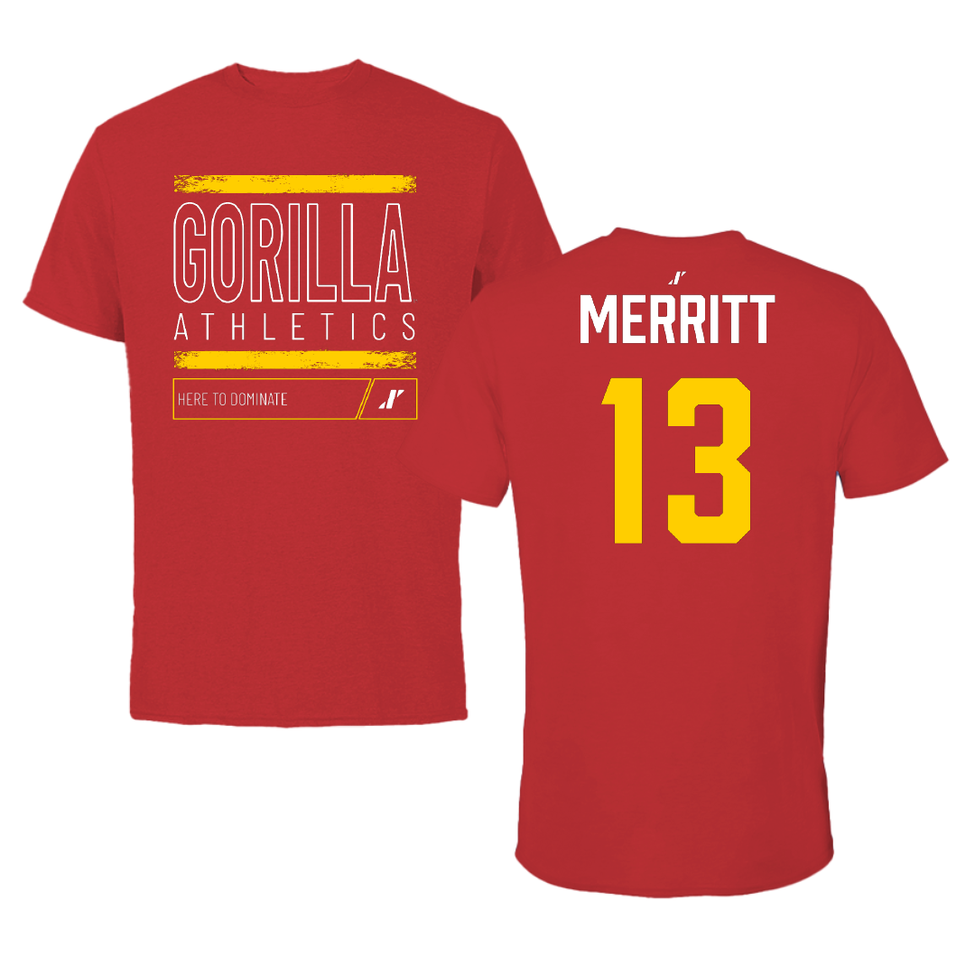 Pittsburg State University Softball Red Dominate Performance Tee - #13 Kylee Merritt