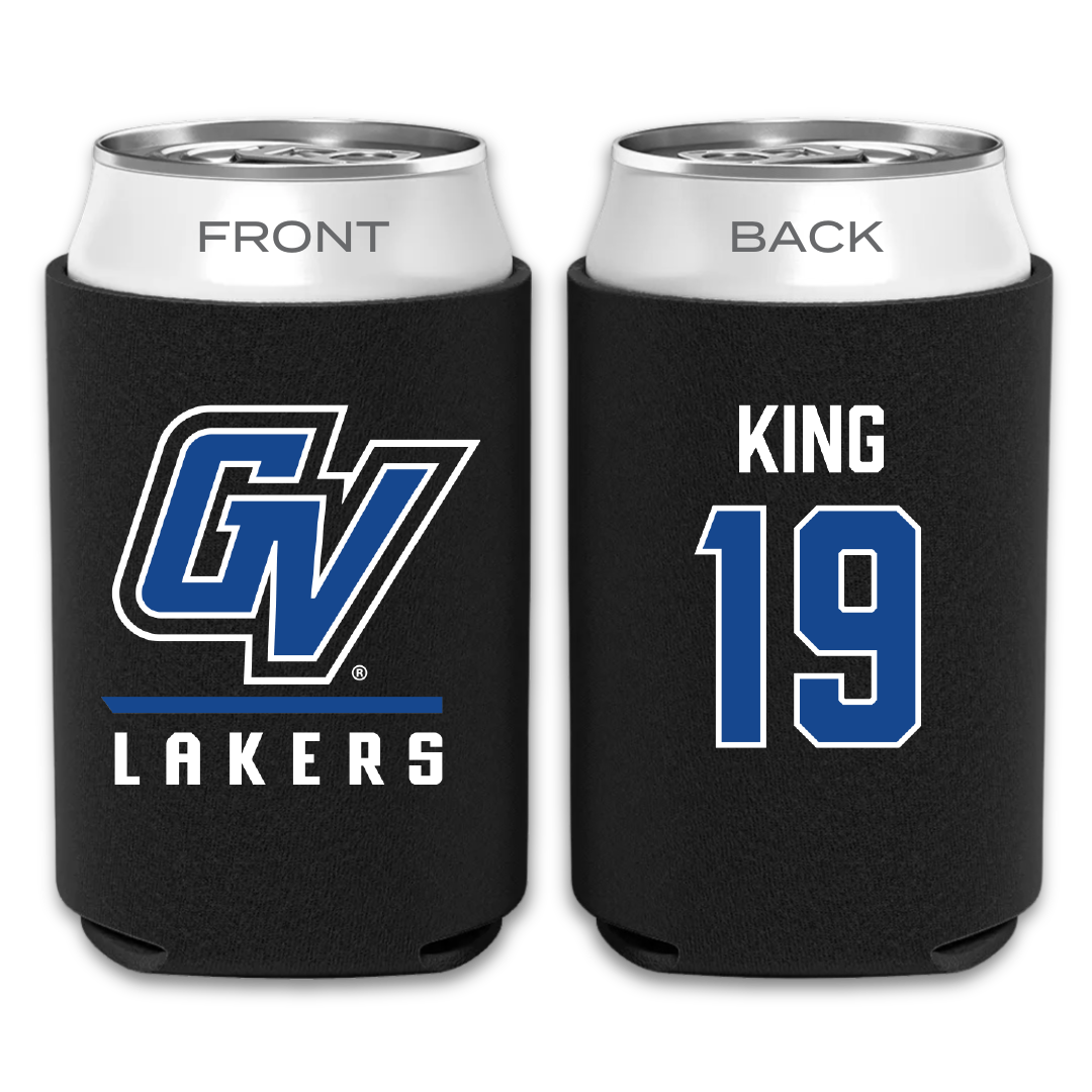 Grand Valley State University Baseball Black Can Cooler - #19 Colton King