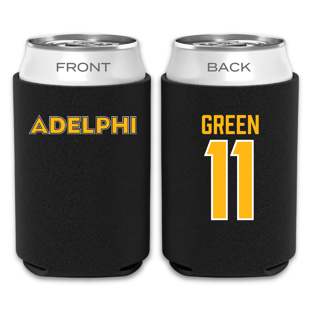 Adelphi University Lacrosse Black Can Cooler - #11 Aidan Green