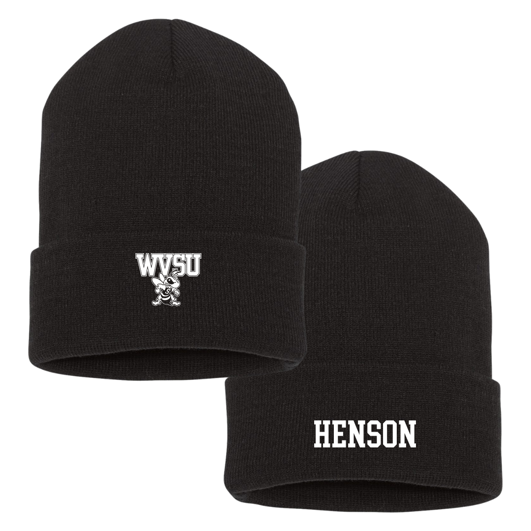 West Virginia State University Acrobatics & Tumbling Black Beanie - #11 Jada Henson