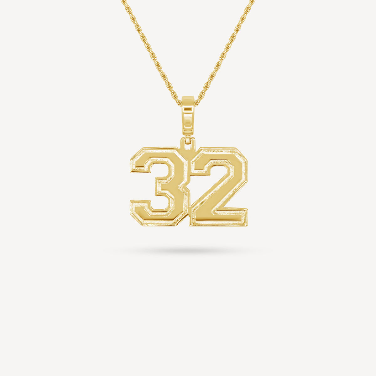 Gold Presidents Pendant and Chain - #32 Isaac Cliff