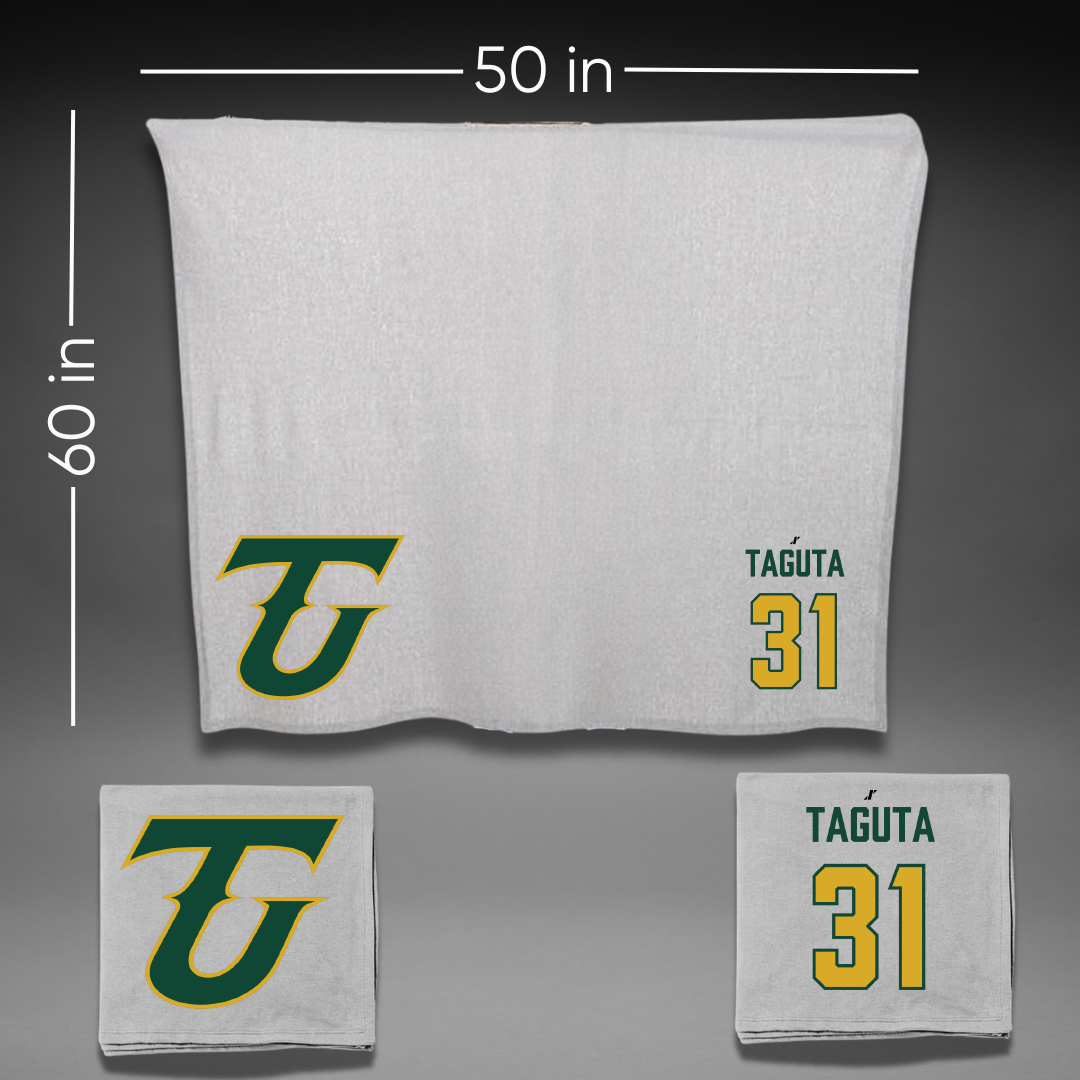 Tiffin University Soccer (M) Gray Blanket - #31 Tadi Taguta