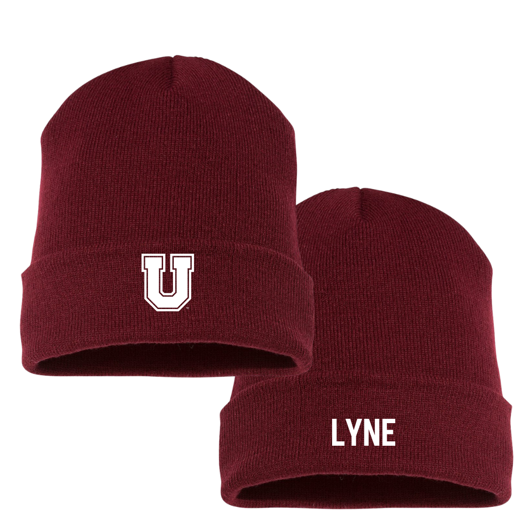 Union College Lacrosse (M) Maroon Beanie - #9 Emmett Lyne
