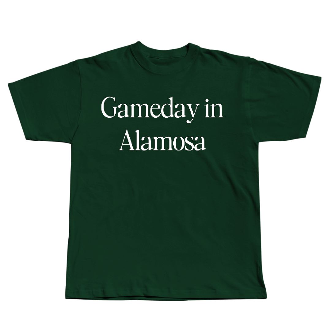 Adams State University Baseball Forest Green Gameday Tee - #12 Payton Brown