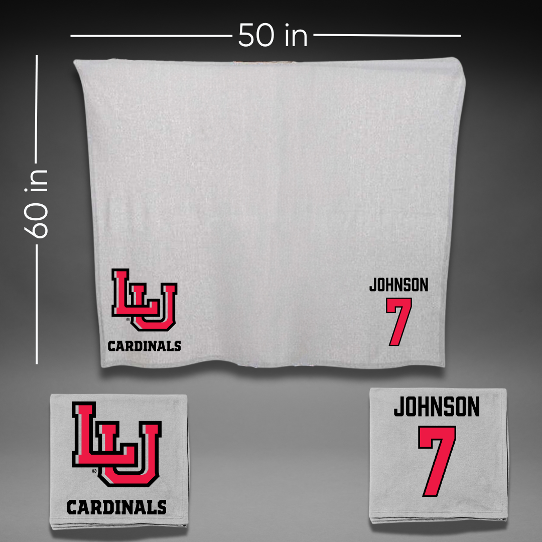 Lamar University Volleyball (W) Gray Blanket - #7 Riley Johnson