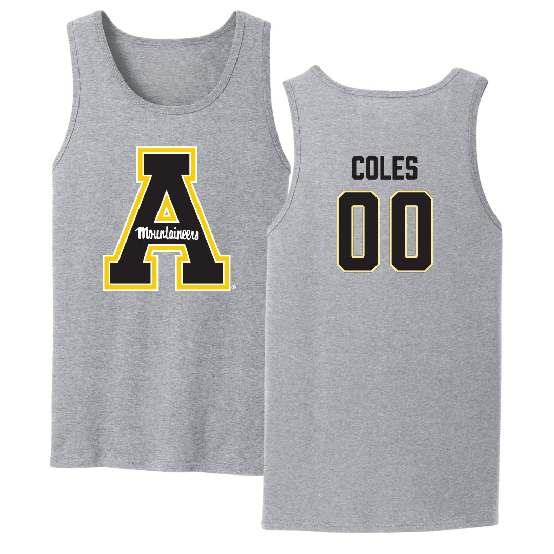 Appalachian State University Soccer (W) Sport Gray Tank Top - #00 Molly Coles
