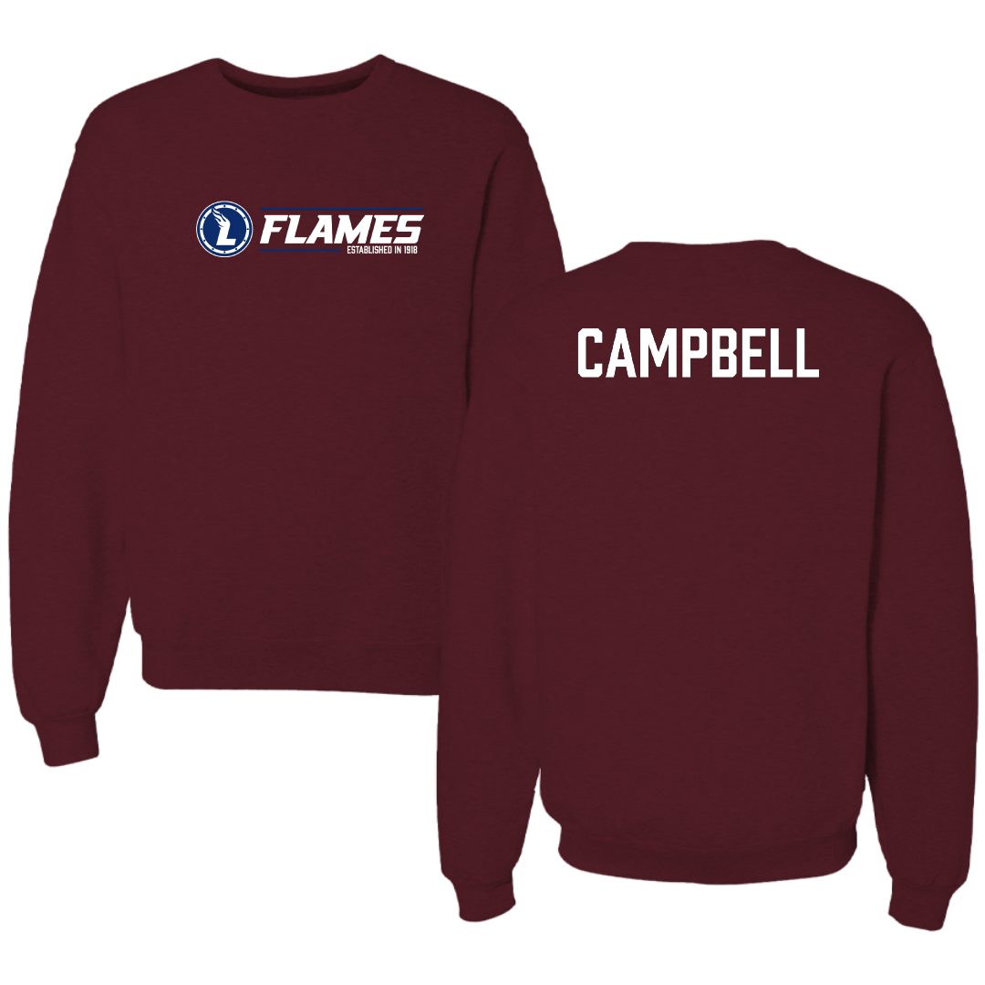 Lee University TF and XC Maroon General Crewneck - Xian Campbell