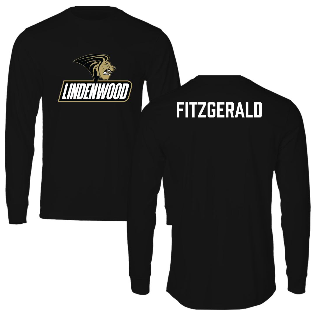 Lindenwood University Cheer Black Performance Long Sleeve - Kayla Fitzgerald
