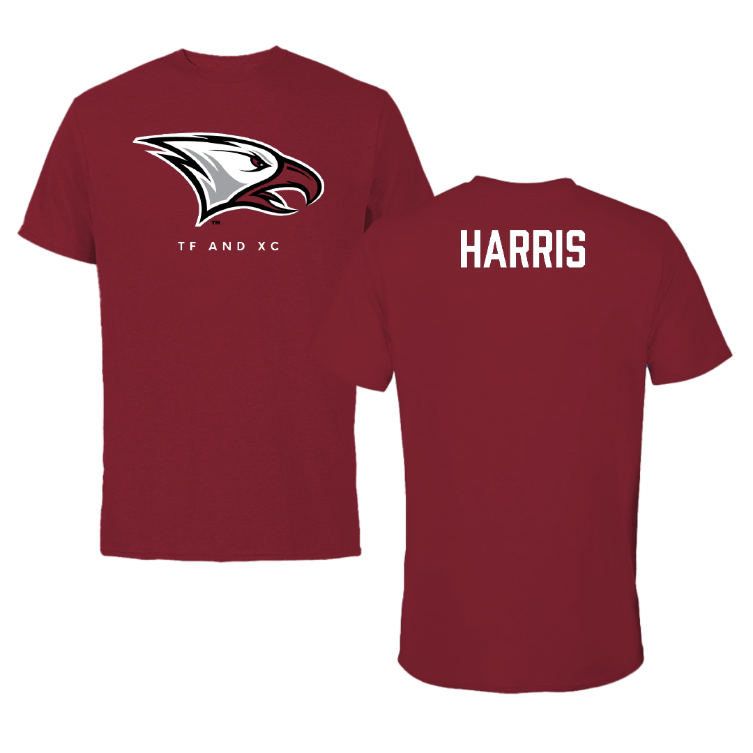 North Carolina Central University TF and XC Cardinal Performance Tee - Jaeda Harris