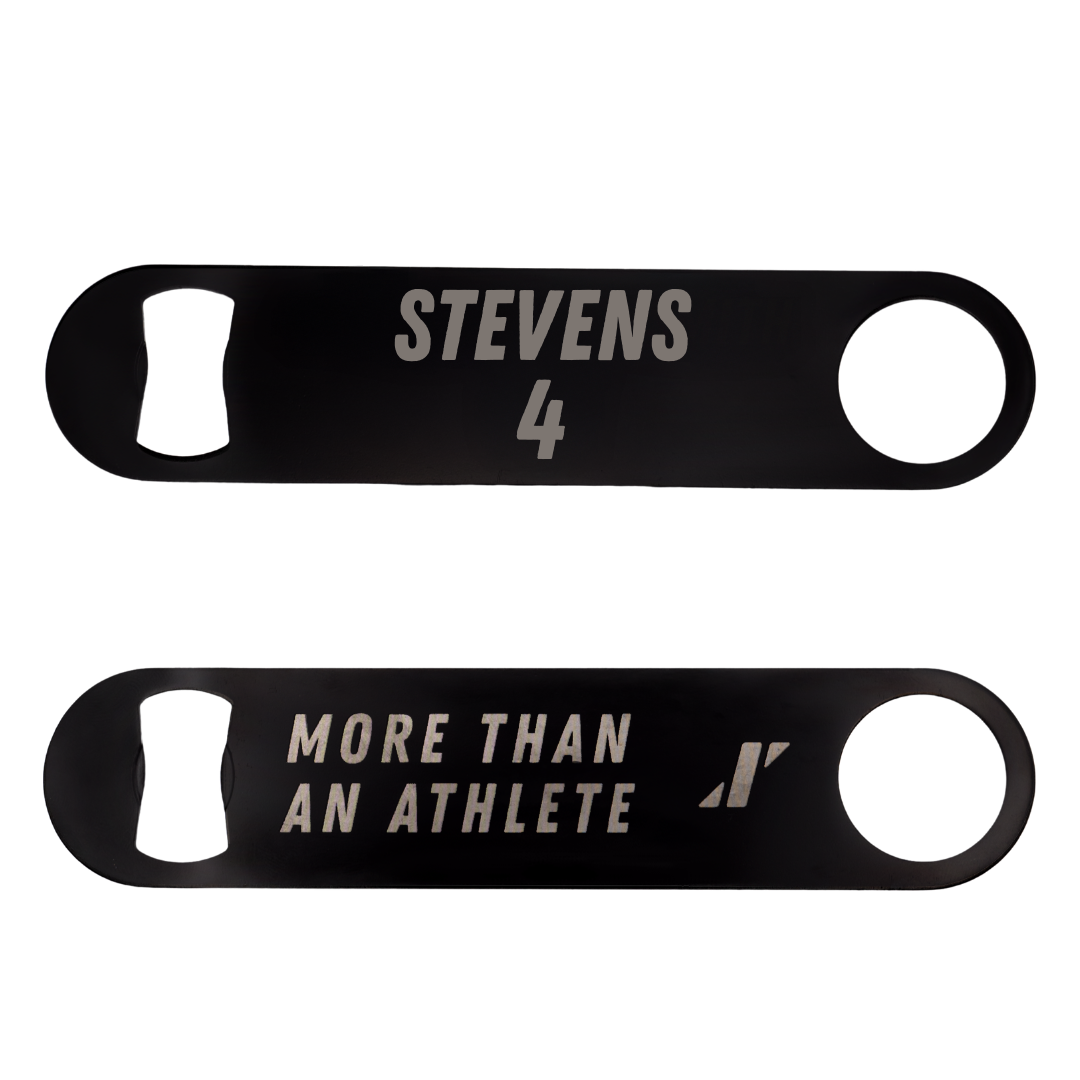 University of Oklahoma Soccer Black Bottle Opener - #4 Avery Stevens