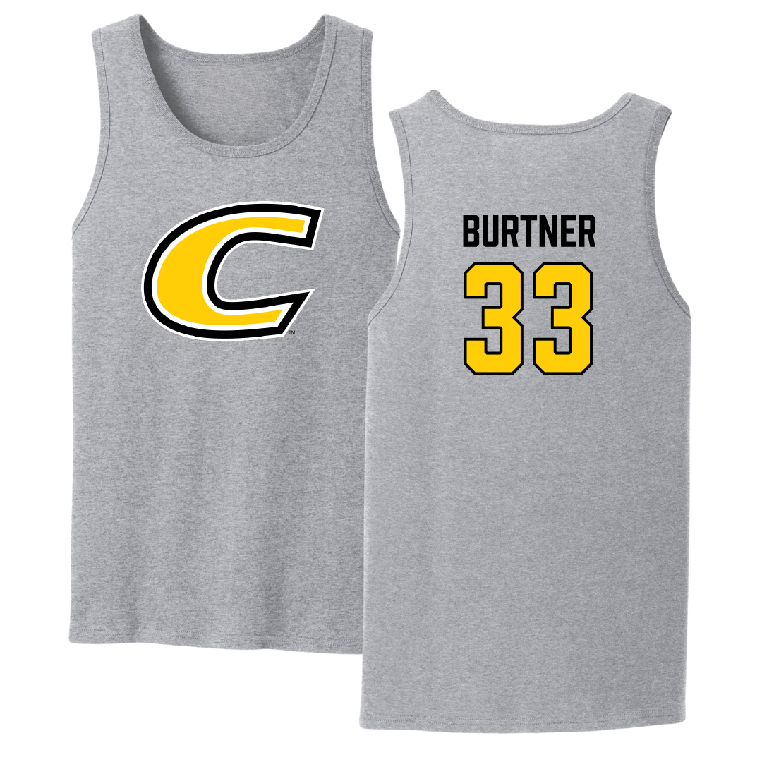Centre College Basketball (M) Sport Gray Tank Top - #33 Max Burtner