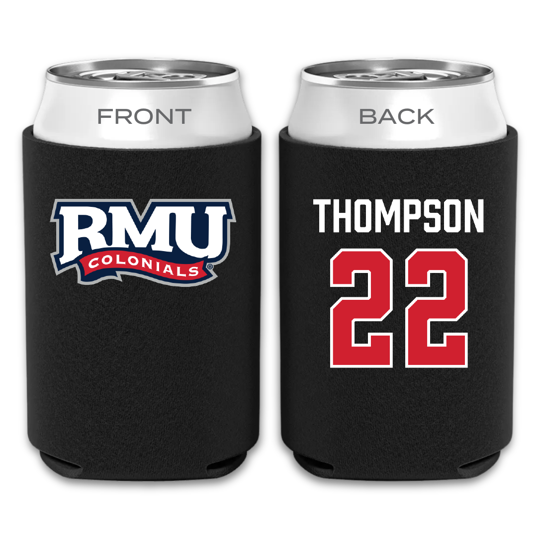 Robert Morris University Soccer (M) Black Can Cooler - #22 Victor Thompson