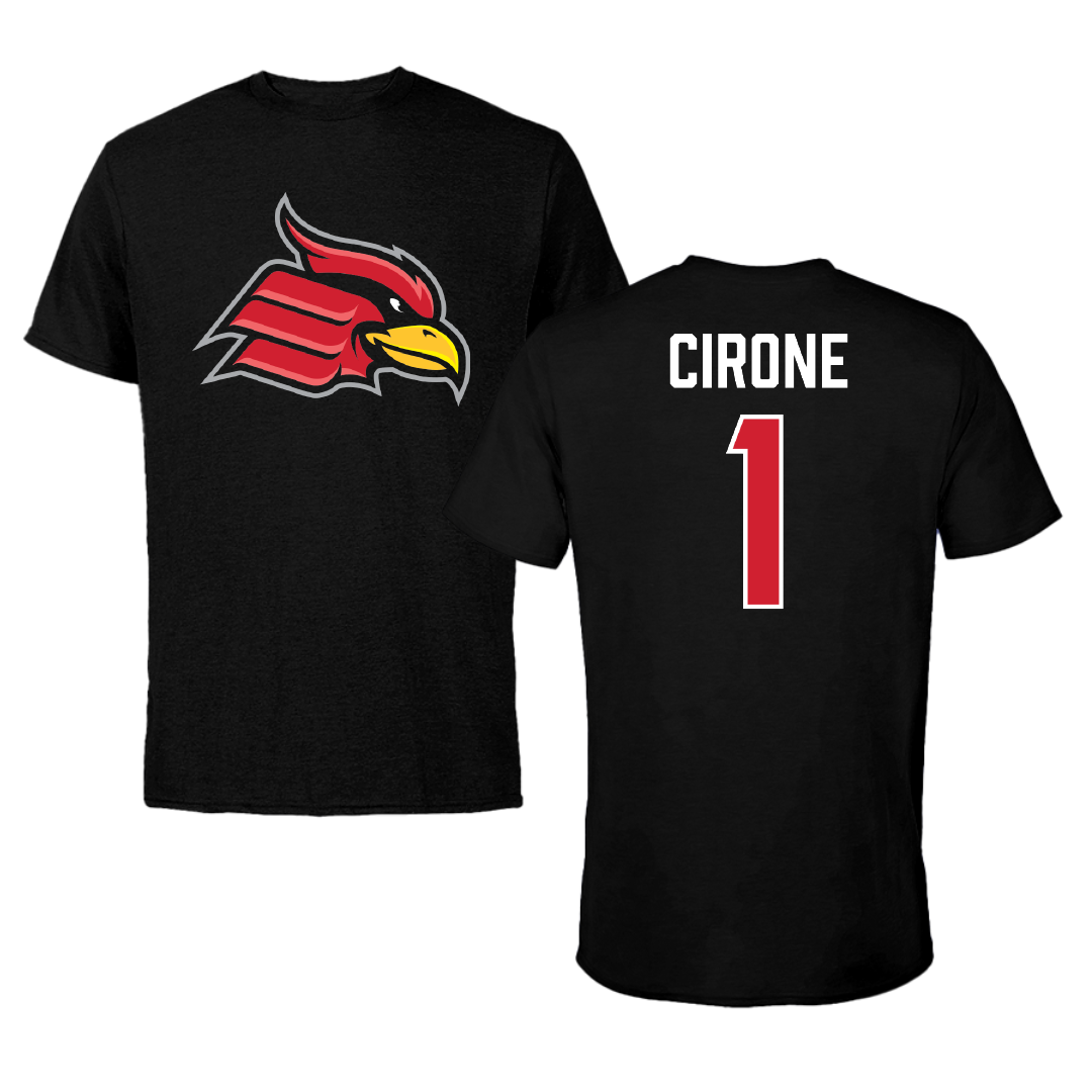 Wheeling University Lacrosse Black Performance Tee - #1 Sophia Cirone