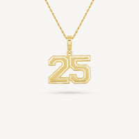 Gold Presidents Pendant and Chain - #25 Hayden Kelley