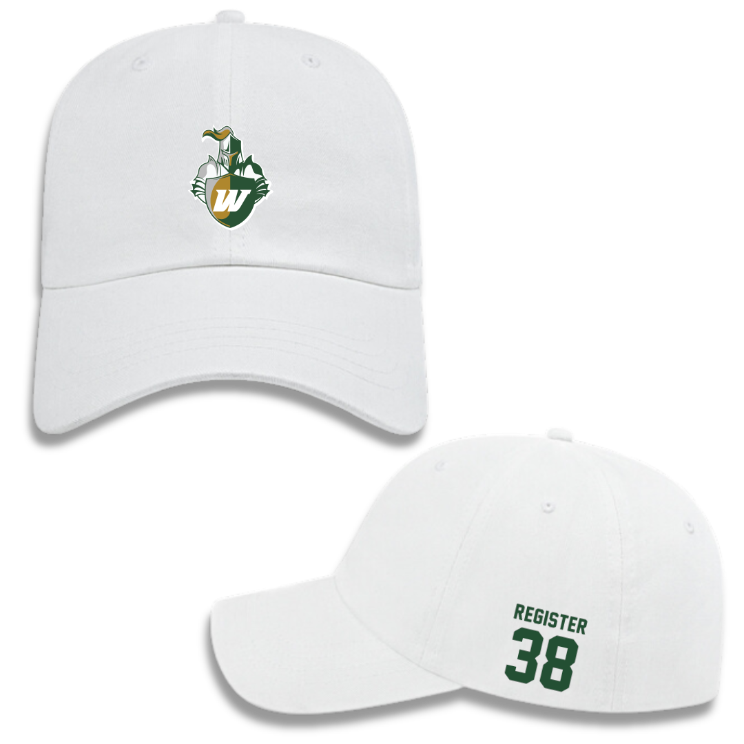 Webber International University Lacrosse (W) White Hat - #38 Hannah Register