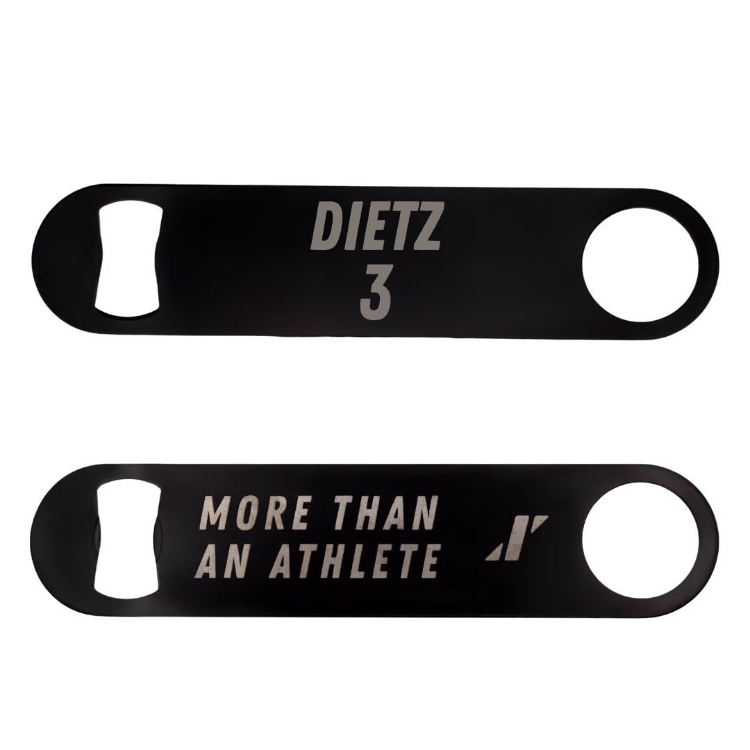 Football Black Bottle Opener - #3 Marqeese Dietz