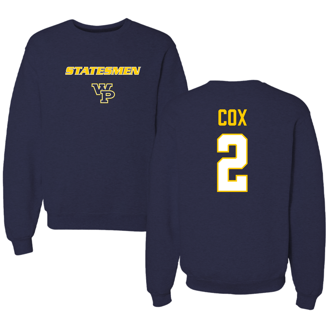 William Penn University Lacrosse (M) Navy Crewneck - #2 Lucas Cox