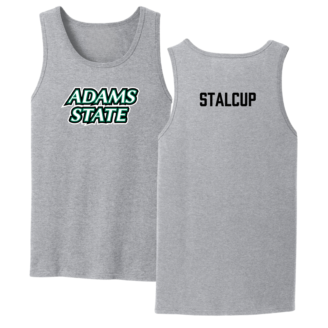 Adams State University Swimming & Diving Sport Gray Tank Top - Brayden Stalcup