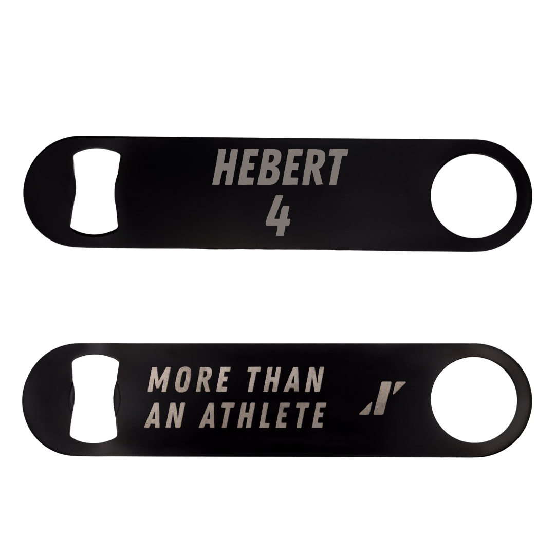 Robert Morris University Ice Hockey Black Bottle Opener - #4 Allyson Hebert