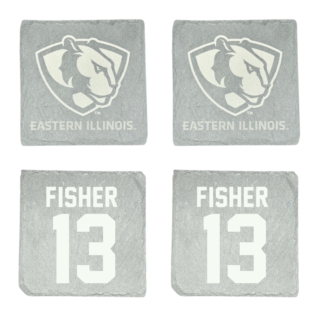 Eastern Illinois University Basketball Stone Coaster (4 Pack)  - #13 Nazareth Fisher