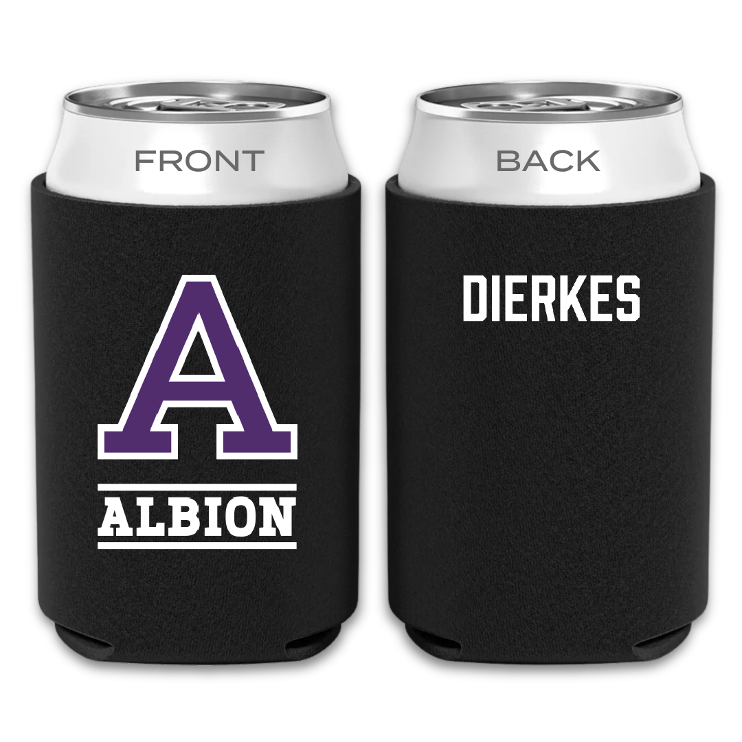 Albion College Golf (M) Black Can Cooler - Charlie Dierkes