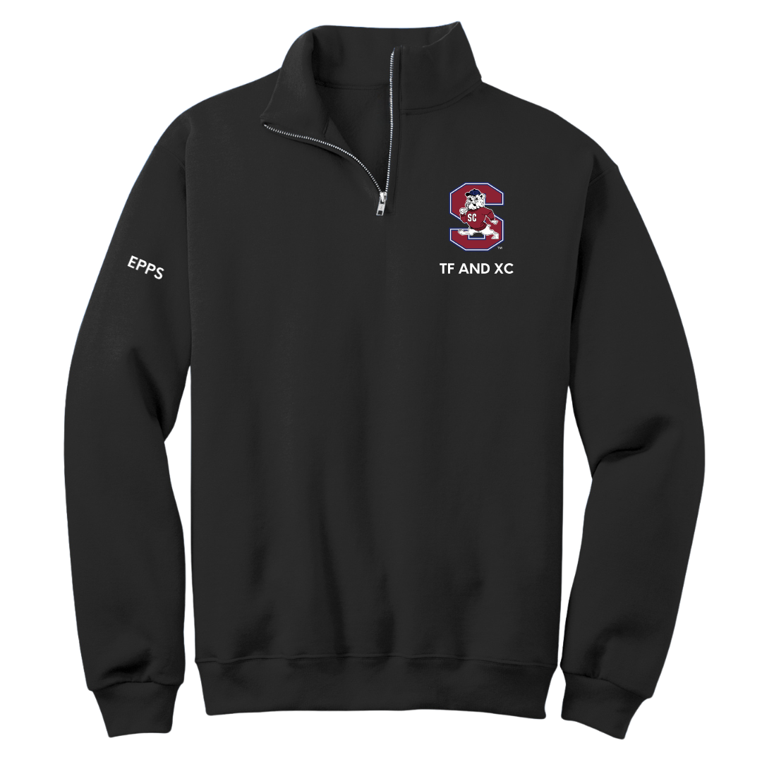 South Carolina State University TF and XC Black Quarter-Zip - Dereon Epps
