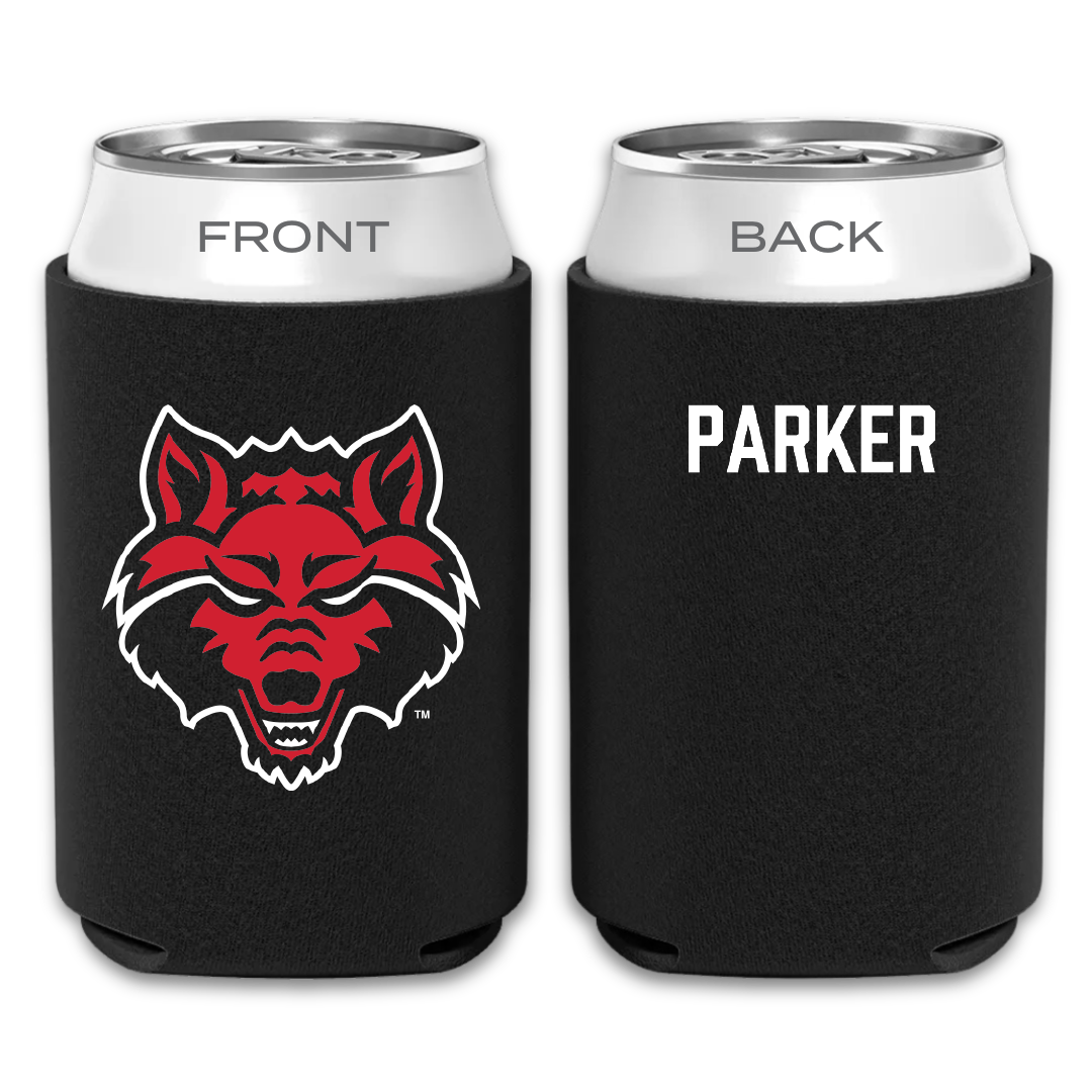 Arkansas State University TF and XC Black Can Cooler - Kenyon Parker