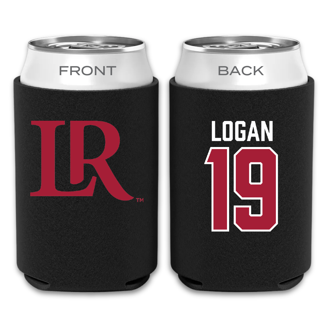 Lenoir-Rhyne University Baseball Black Can Cooler - #19 Michael Logan