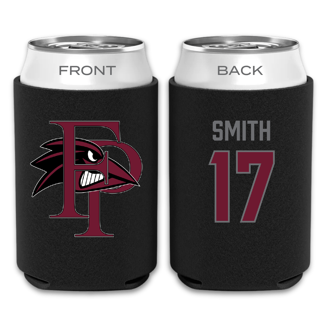 Franklin Pierce University Lacrosse (M) Black Can Cooler - #17 Nick Smith