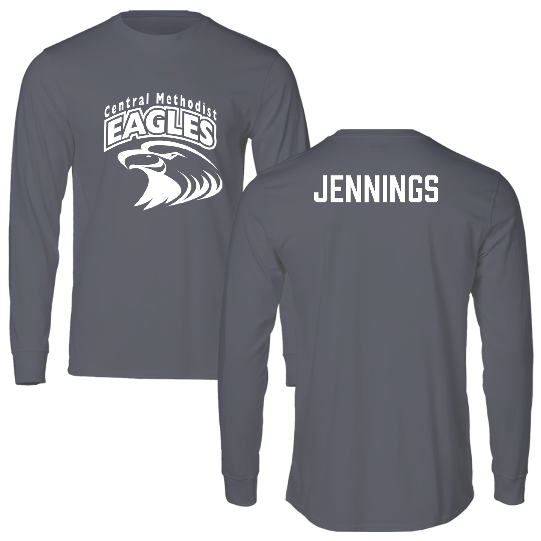 Central Methodist University TF and XC Dark Gray Long Sleeve - Labron Jennings