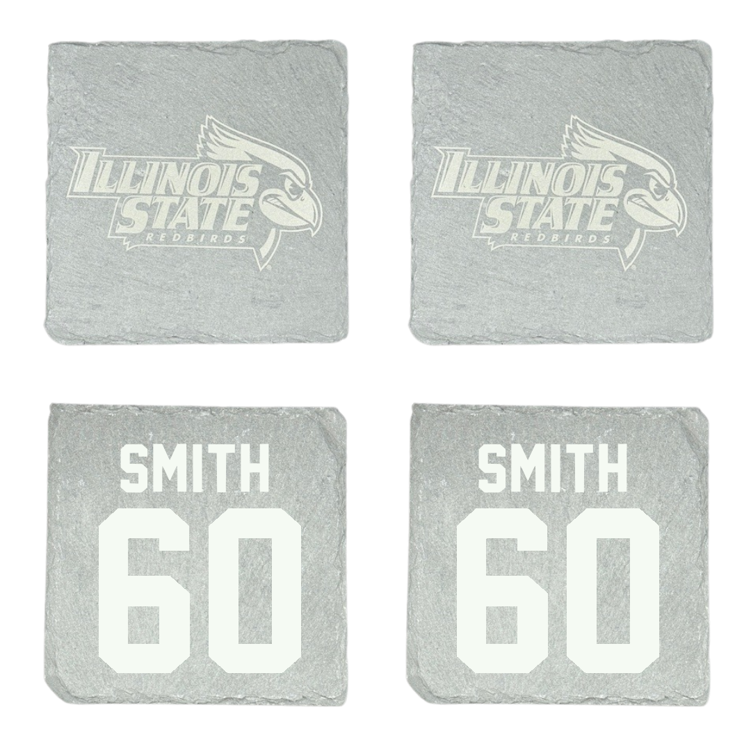 Illinois State University Football Stone Coaster (4 Pack)  - #60 Brandon Smith