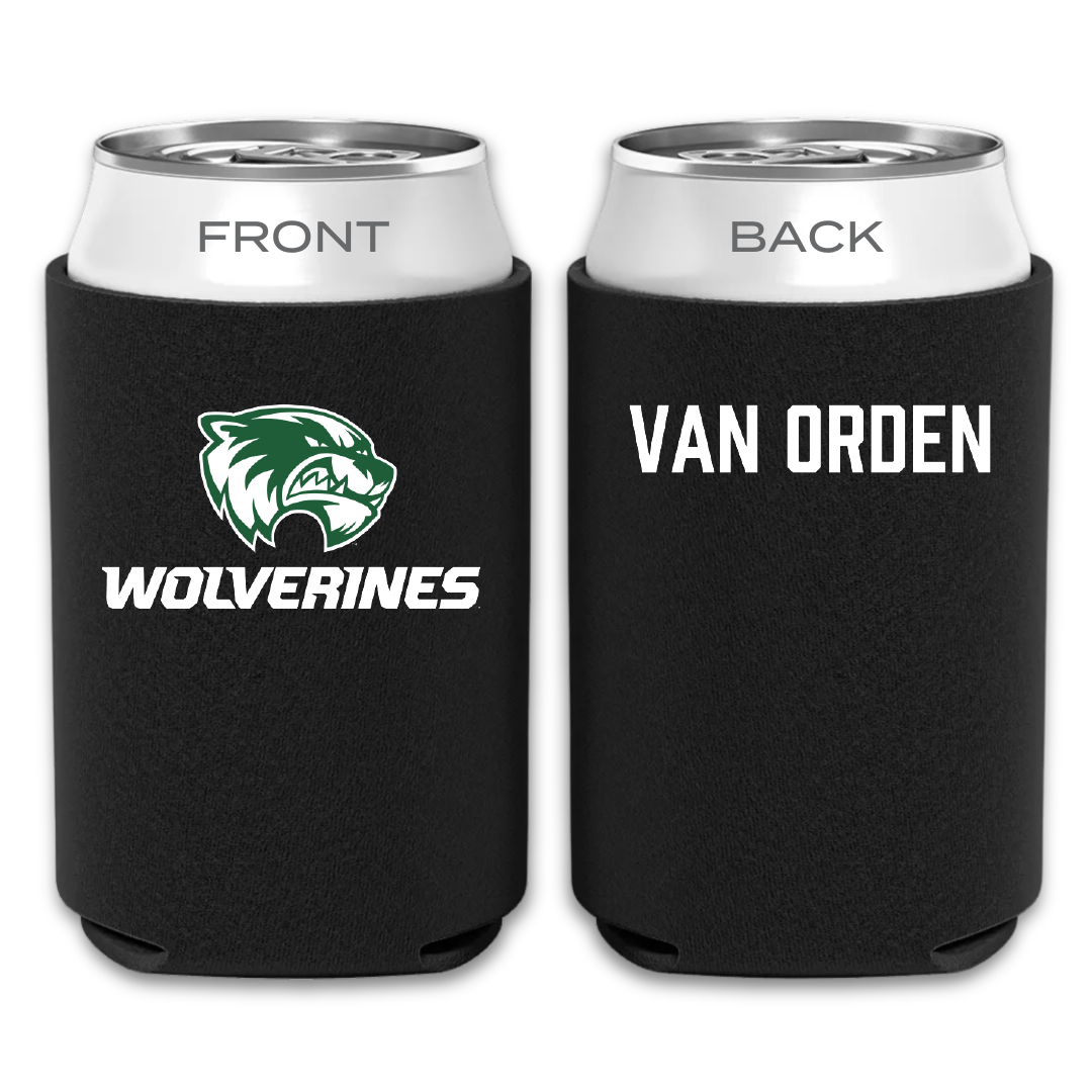 Utah Valley University Wrestling Black Can Cooler - Luke Van Orden