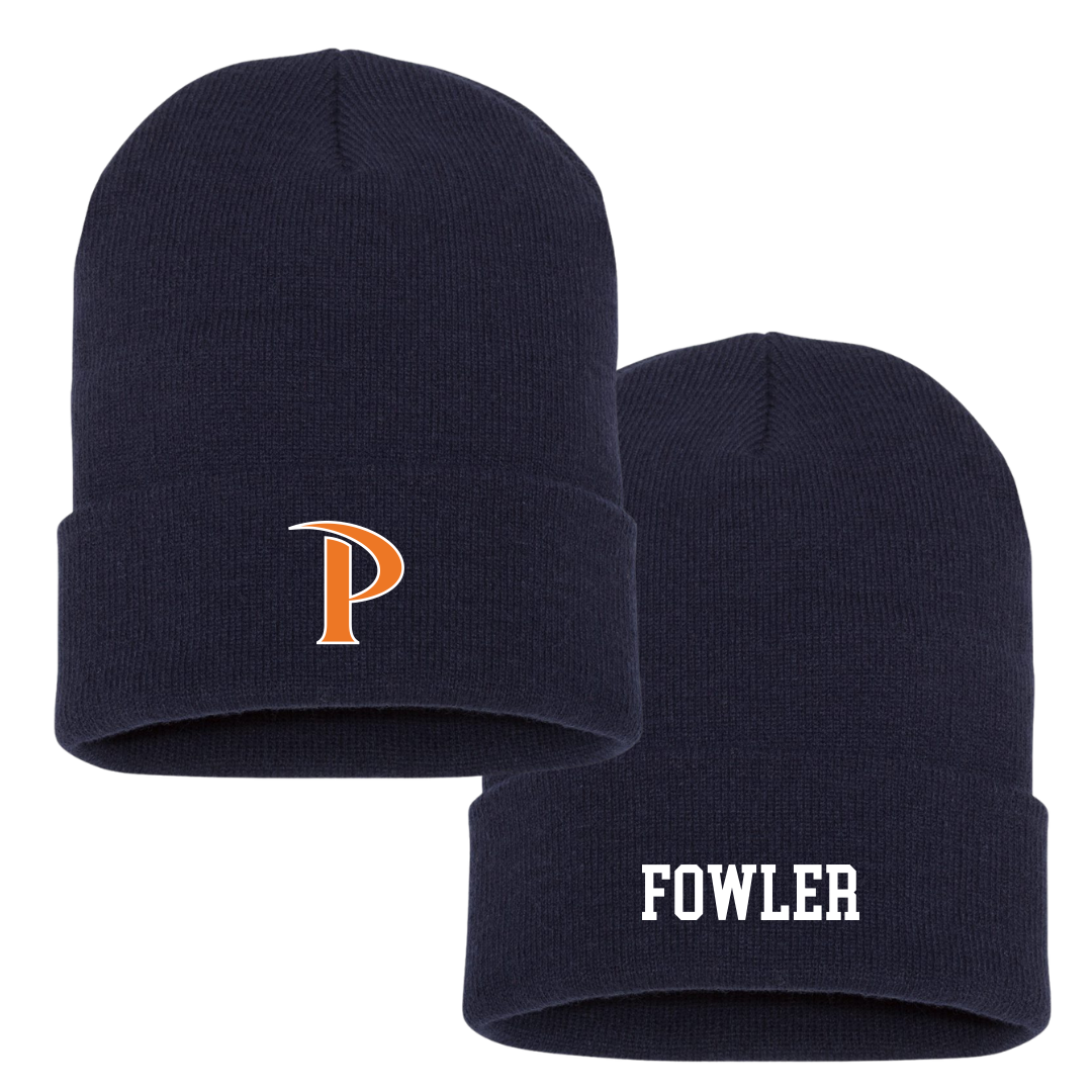 Pepperdine University Baseball Navy Beanie - #21 Jack Fowler