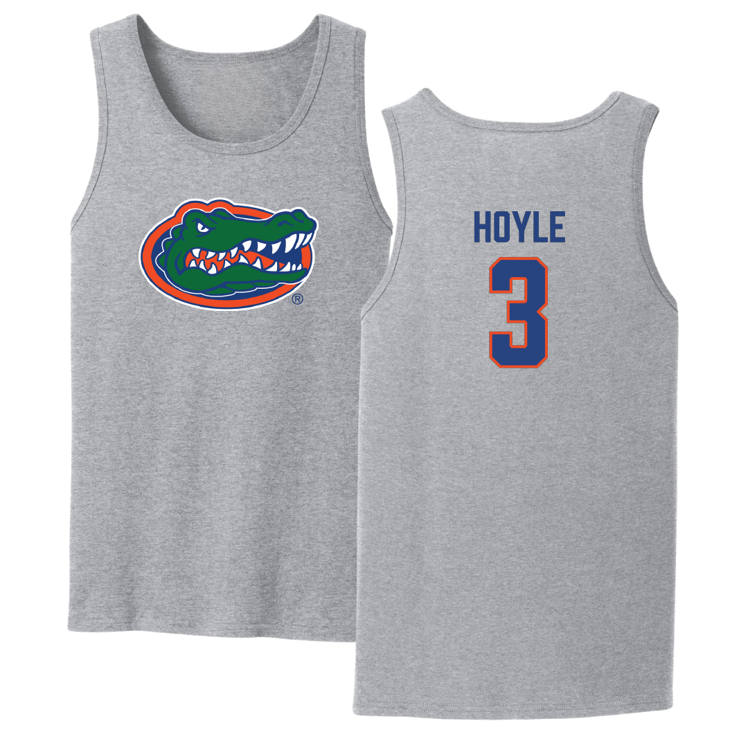 University of Florida Volleyball Sport Gray Tank Top - #3 Emerson Hoyle