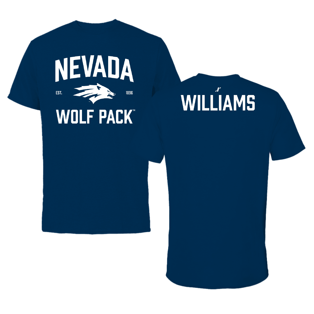 University of Nevada Cheer Navy General Performance Tee - Sophie Williams