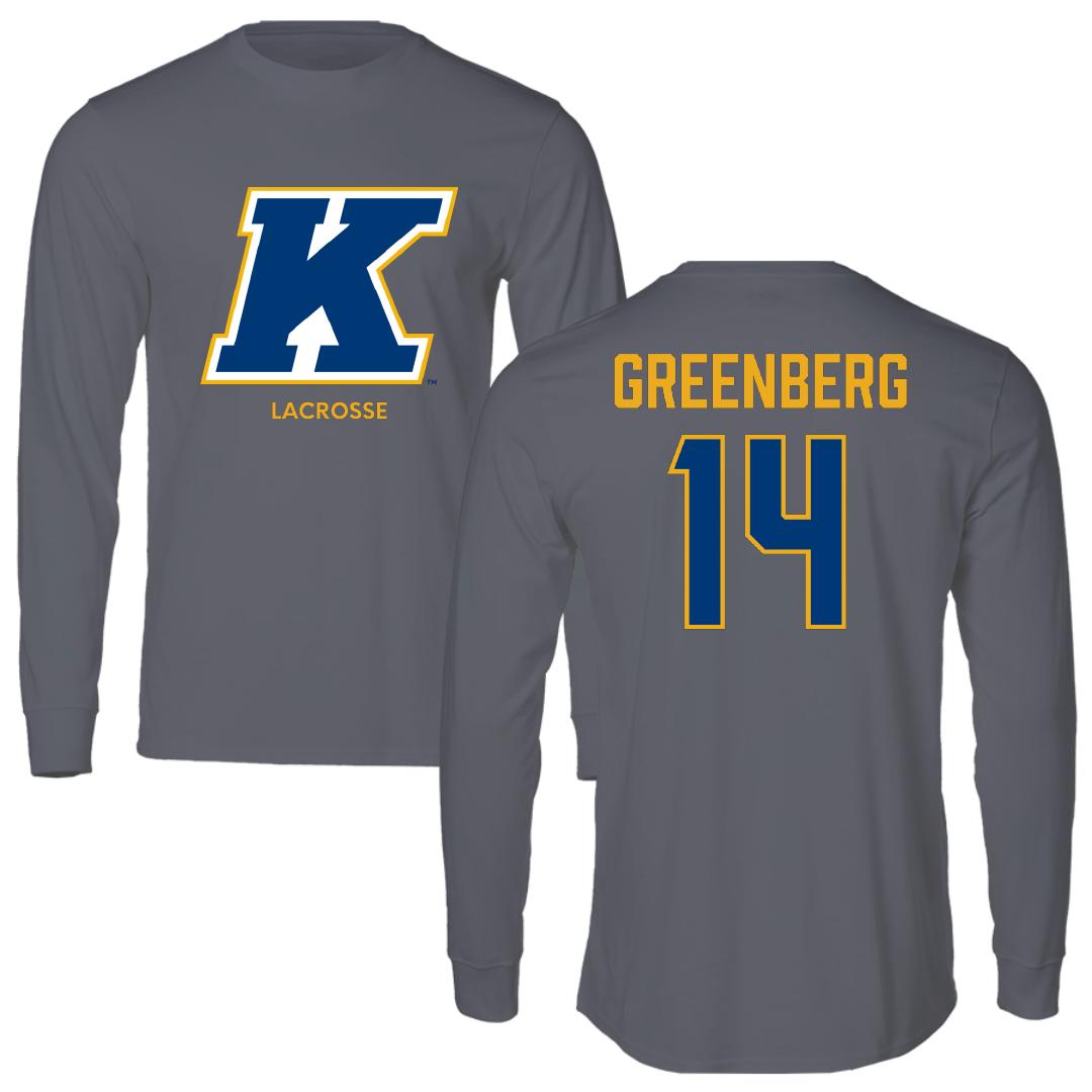 Kent State University Lacrosse (W) Dark Gray Long Sleeve - #14 Haleigh Greenberg