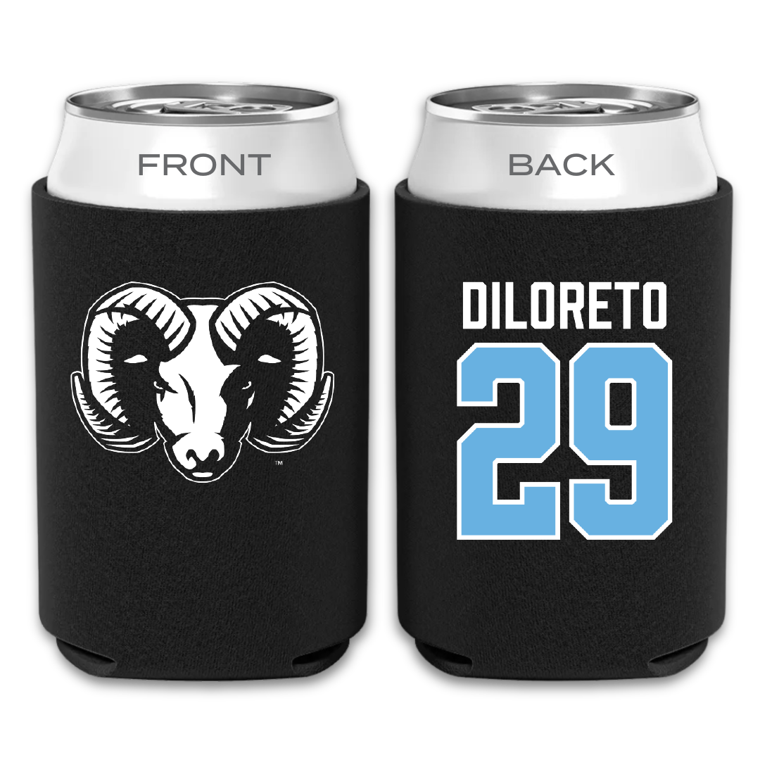 University of Rhode Island Soccer Black Can Cooler - #29 Nate DiLoreto
