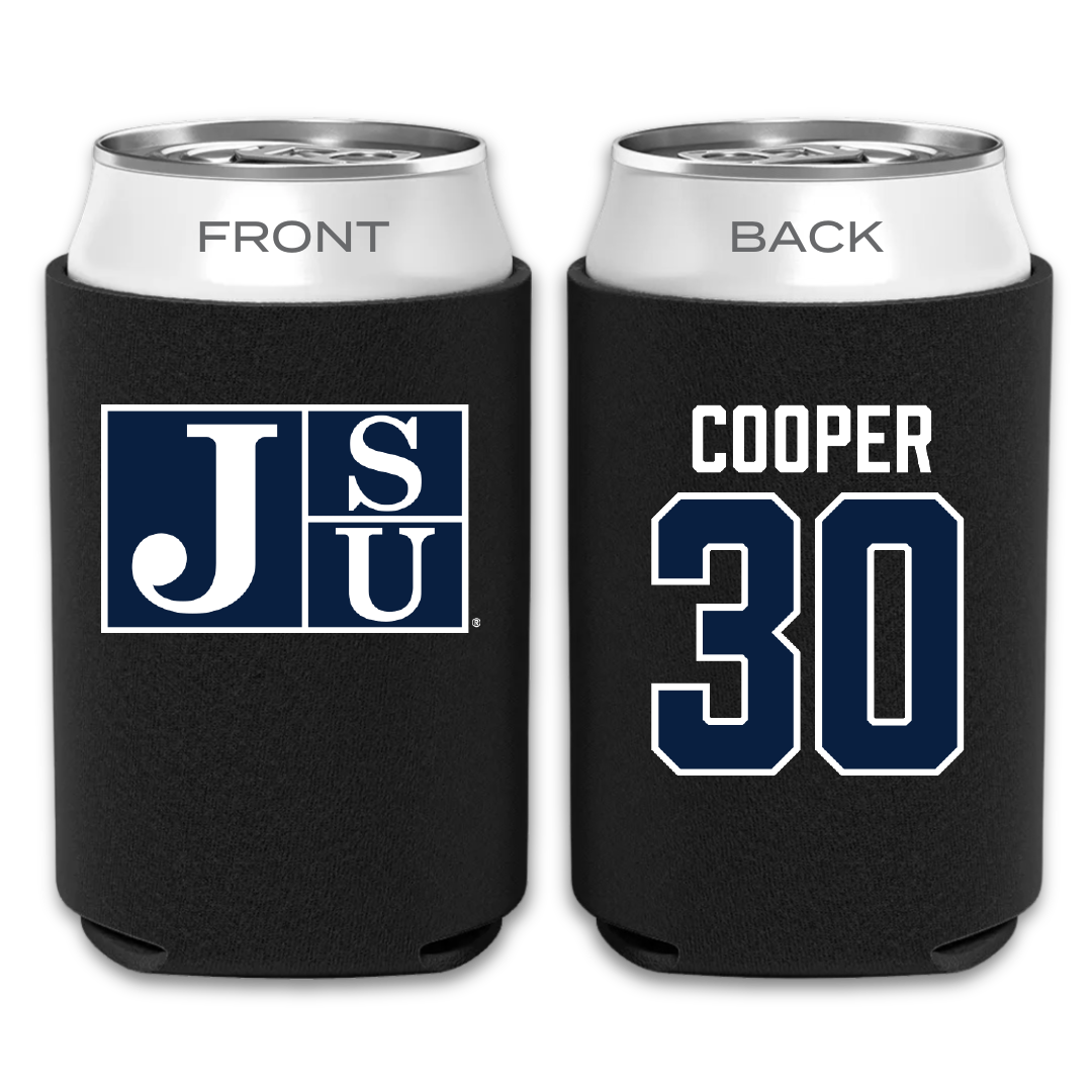 Jackson State University Basketball Black Can Cooler - #30 Zoe Cooper