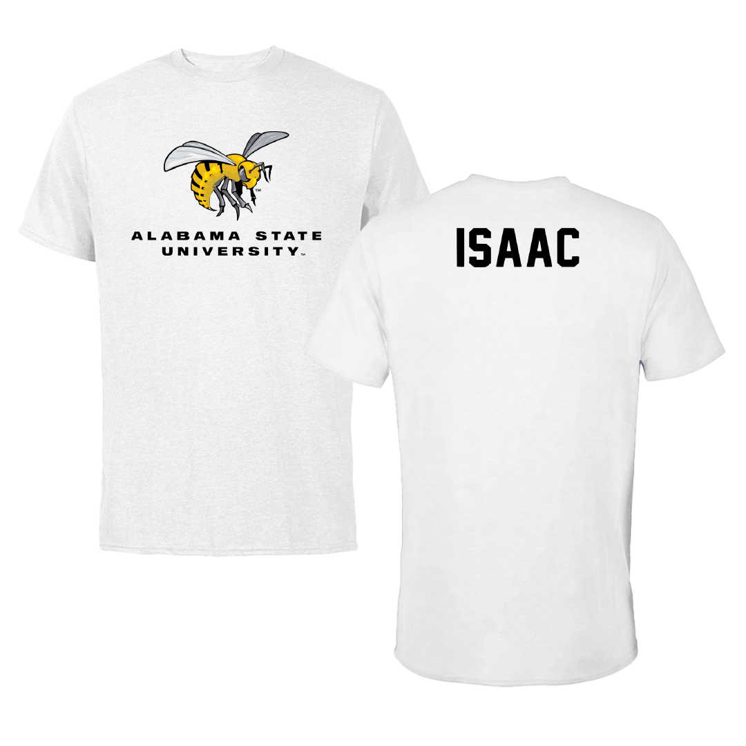 Alabama State University TF and XC White Tee - Kirsten Isaac