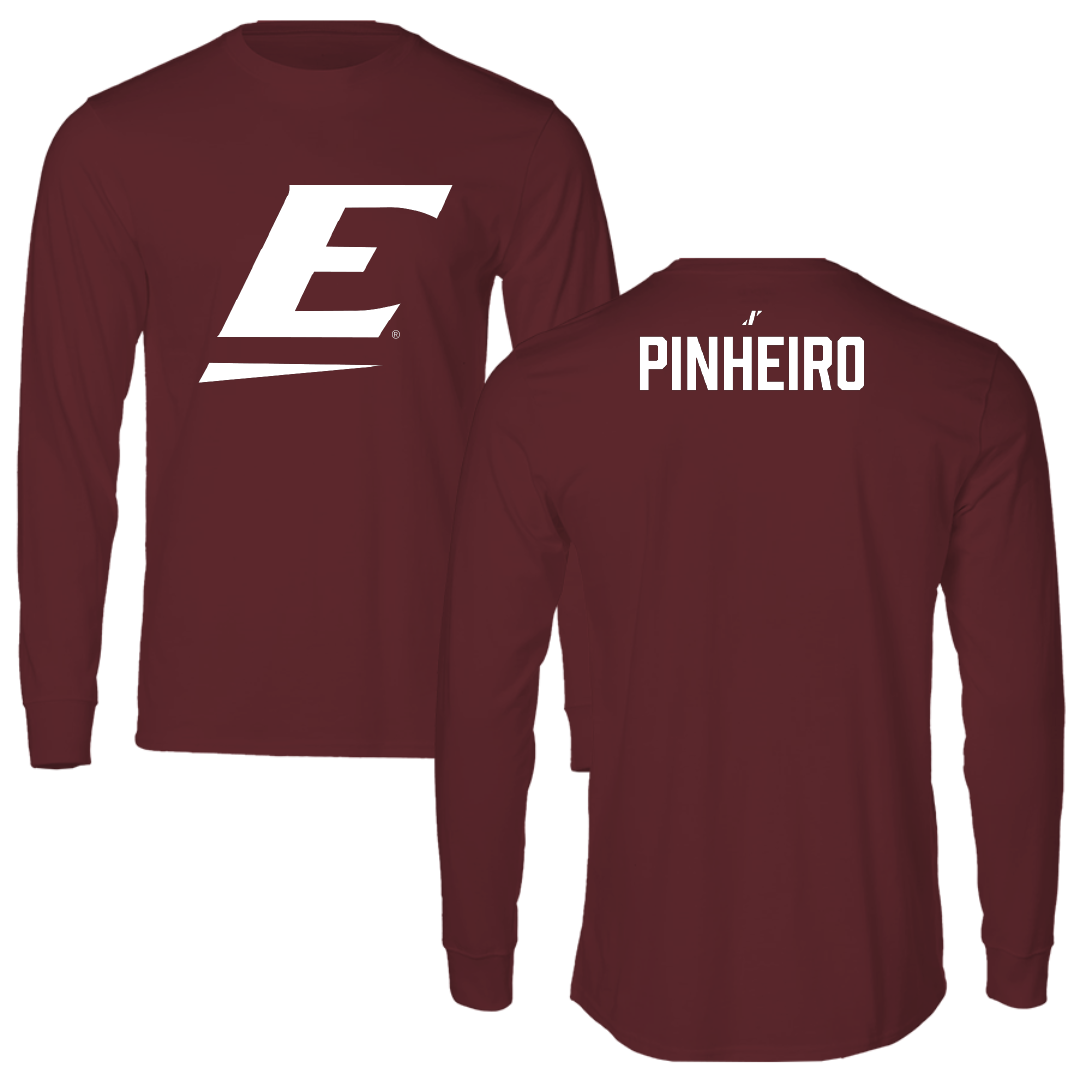 Eastern Kentucky University Tennis (M) Maroon Long Sleeve - Nuno Pinheiro