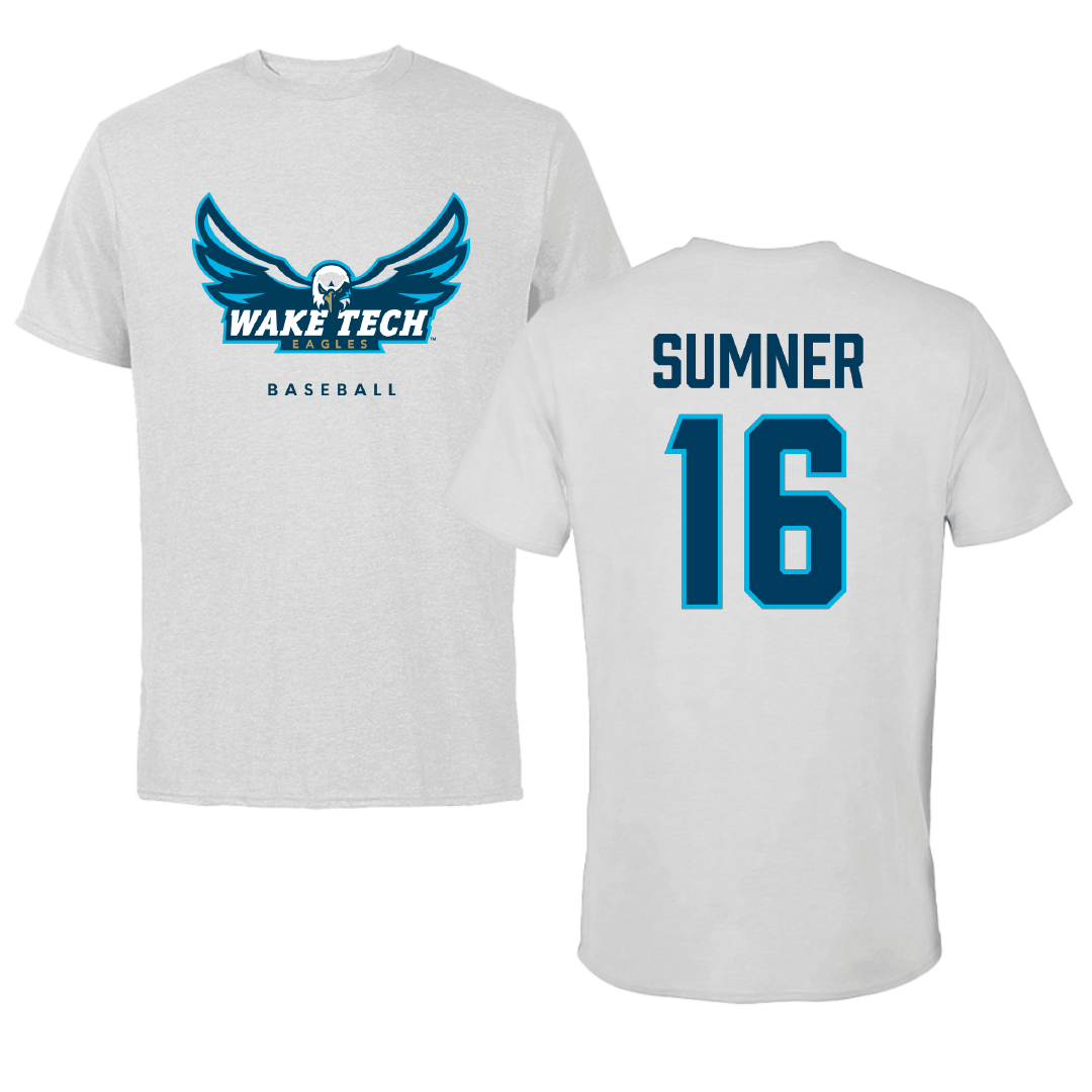 Wake Tech Community College Baseball Light Gray Tee - #16 Ayden Sumner