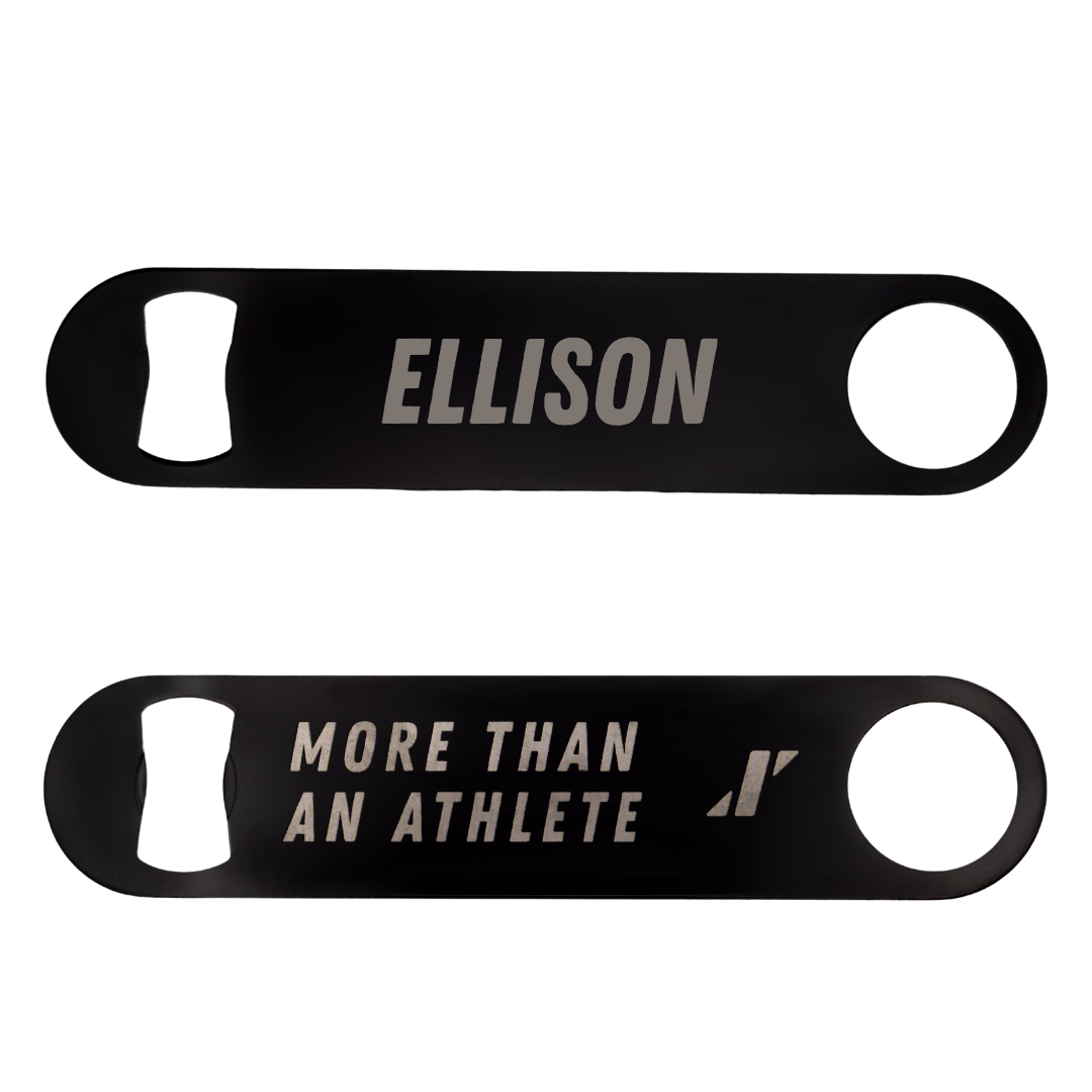 University of Wisconsin-Eau Claire Tennis Black Bottle Opener - Avery Ellison